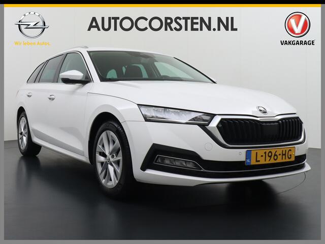 Skoda OCTAVIA Combi T 111PK Apple Carplay Android Trekhaak Virtual Cockpit Elek.Achtreklep Pdc Navi Ecc Cruise Control Business Edition Stoel+Stuurverwarming Lmv Sunset DAB Led Keyless 1e Eigenaar Origineel Nederlandse Auto 1300kg trekvermogen