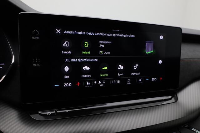 Skoda OCTAVIA Combi 1.4 TSI 245 pk DSG RS iV PHEV Business | Matrix LED | Adaptief onderstel | Achteruitrijcamera | Stoelverwarming