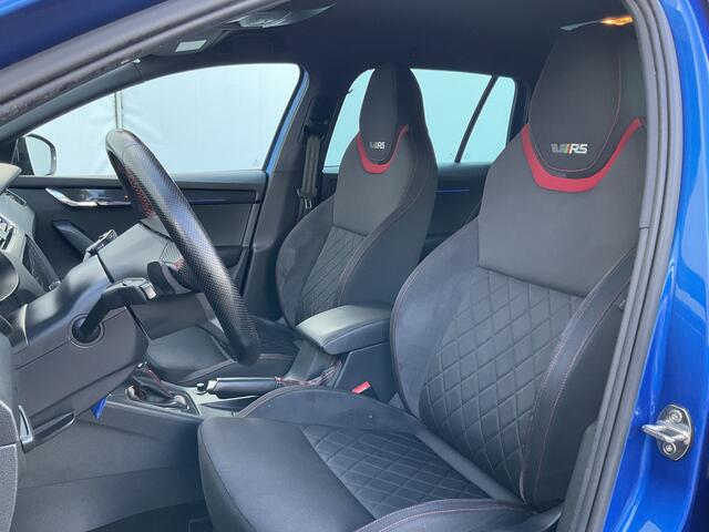 Skoda OCTAVIA Combi 2.0 TSI RS 245PK Sportzetels Nav/Cam Carplay Stoelverw Elek.Klep Race-Blue Voll.Onderhouden!