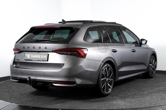 Skoda OCTAVIA Combi 1.5 TSI MHEV 150 PK Sportline Tour | S/K-Panodak | Dig. Cockpit | Elek. Trekhaak | Adapt. Cruise | Winterpakket | Camera | NAV + App. Connect | ECC | Elek. Klep | DAB | LM 18" | 7645