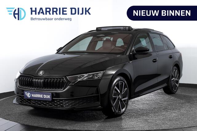 Skoda OCTAVIA Combi 1.5 TSI MHEV 150 PK Sportline Tour | S/K-Panodak | Dig. Cockpit | Elek. Trekhaak | Adapt. Cruise | Winterpakket | Camera | NAV + App. Connect | ECC | Elek. Klep | DAB | LM 18" | 7228