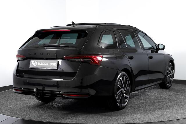 Skoda OCTAVIA Combi 1.5 TSI MHEV 150 PK Sportline Tour | S/K-Panodak | Dig. Cockpit | Elek. Trekhaak | Adapt. Cruise | Winterpakket | Camera | NAV + App. Connect | ECC | Elek. Klep | DAB | LM 18" | 7228