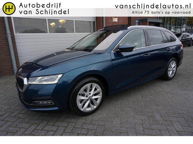Skoda OCTAVIA Combi 1.5 150PK ACT E-TECH DSG7 STYLE CLEVER LUXE KEURIGE NETTE STAAT PANORAMADAK FULL LED CAMERA ANDROID/APPLECARPLAY NAVI STOEL+STUURVERWARMING ADAPTIEVE CRUISE CLIMA PDC V+A ELECTR.KLEP BLUETOOTH ENZ...