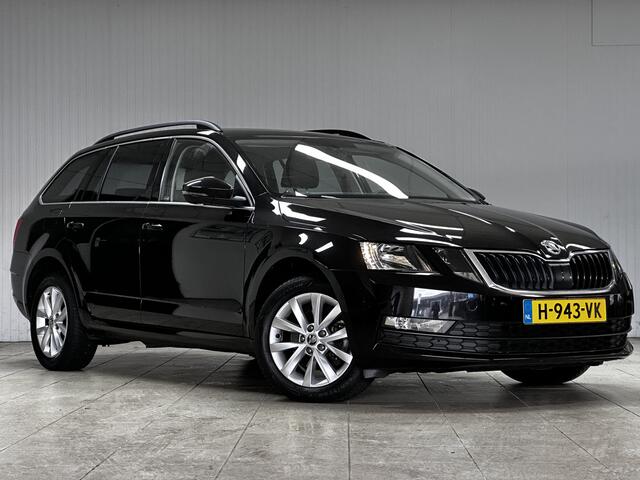 Skoda OCTAVIA Combi 1.5 TSI Greentech Business Edition/ 150pk!/ Automaat!/ Apple + Android/ Stoelverw./ PDC/ Extra getint glas/ 16'' LMV/ Half-Leder/ Navi/ Clima/ Cruise/ Bluetooth/ Armsteun/ Multi. Sportstuur/ Mistl./ Chroom/ Dakrails.