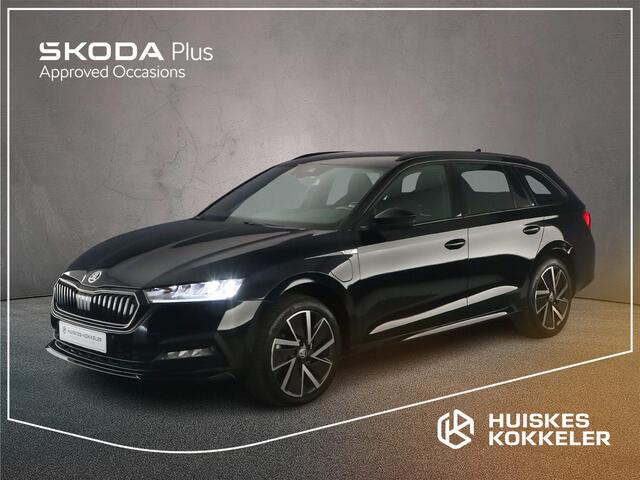 Skoda OCTAVIA Combi Sportline Business 1.4 TSI PHEV 204pk DSG Automaat Adaptive cruise control, Navigatie, Parkeersensoren, LED koplampen, Stoelverwarming, App connect