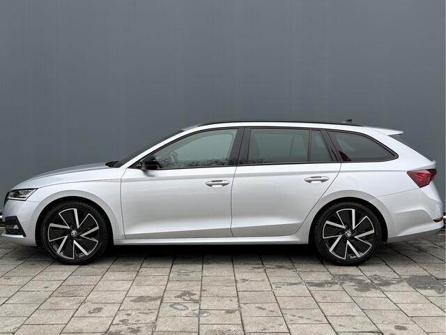 Skoda OCTAVIA Combi BWJ 2021 | 1.0 e-TSI 111PK Sport BuS. AUTOMAAT | TREKHAAK | SPORTSTOELEN | CAMERA A | CARPLAY | CLIMA | NAVI 18'' LMV |