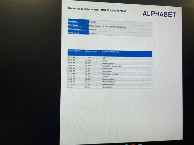 Skoda OCTAVIA 1.0 TSI Style - Digitaal Cockpit, Carplay, Navi, Cruise