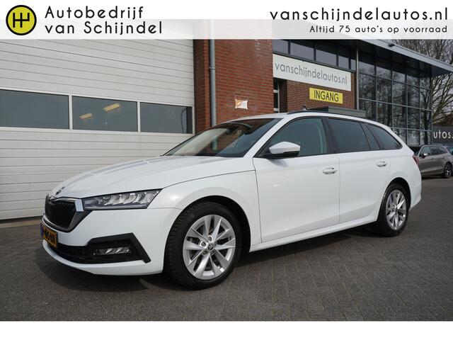 Skoda OCTAVIA Combi 1.0 TSI BUSINESS EDITION ORIGINEEL NL DEALER ONDERHOUDEN CAMERA VIRTUEEL COCKPIT ANDROID/APPLECARPLAY NAVI STOELVERWARMING ELECTR.KLEP 17INCH FULL LED ECC AIRCO CRUISECONTROL PDC V+A ENZ...