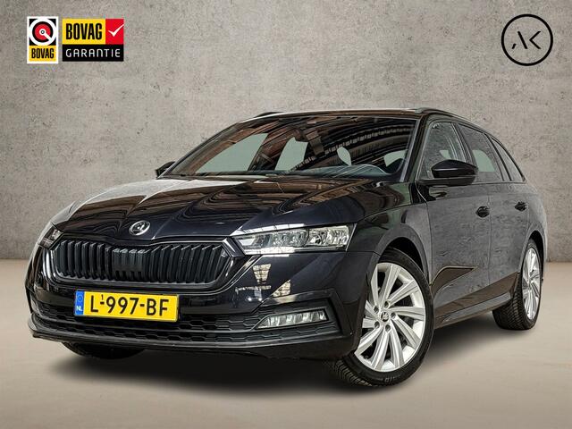 Skoda OCTAVIA Combi 1.0 e-TSI Sportline Automaat (PANORAMADAK, KUIPSTOELEN, VIRTUAL COCKPIT, APPLE CARPLAY, ZWART HEMEL, STOELVERWARMING, GETINT GLAS, KEYLESS, SFEERVERLICHTING, NIEUWSTAAT)