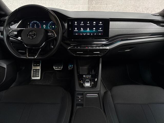 Skoda OCTAVIA Combi 1.0 e-TSI Sportline Automaat (PANORAMADAK, KUIPSTOELEN, VIRTUAL COCKPIT, APPLE CARPLAY, ZWART HEMEL, STOELVERWARMING, GETINT GLAS, KEYLESS, SFEERVERLICHTING, NIEUWSTAAT)
