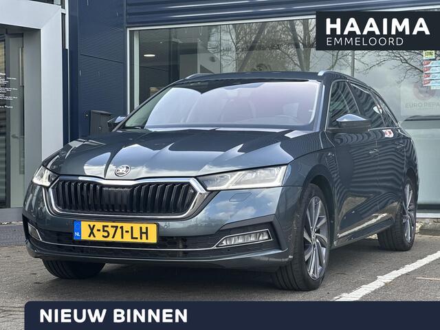 Skoda OCTAVIA Combi 1.4 TSI iV PHEV Business Edition Plus | Adaptive Cruise Control | Stoel-/Stuurverwarming | Elektrische Stoelen met geheugen | Climate Control | Parkeercamera/-sensoren | Apple Carplay/Android Auto | Elektrische kofferbak | Keyless Entry/Start | Full