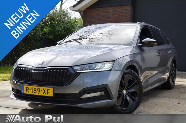 Skoda OCTAVIA Combi 1.0 e-TSI Sport Business Navi/Pdc/Ecc/Trekhaak, wegklapbaar/Cruise control adaptief/Extra getint glas/Sfeerverlichting/Volledig digitaal instrumentenpaneel