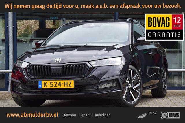Skoda OCTAVIA Combi 1.0 TSI 110PK Sport Business | Org. NL | BOVAG Garantie | 18'' Velgen | Verwarmbaar sportstuurwiel | Apple Carplay/Android Auto | LED koplampen | Keyless start |