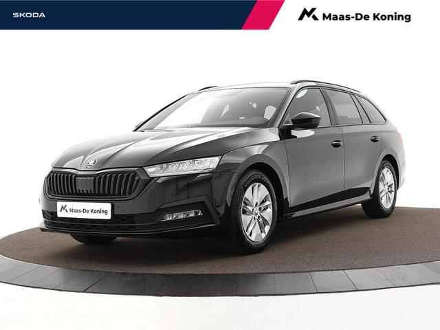 Skoda OCTAVIA Combi 1.0 e-TSI 110pk DSG Business Edition · Apple/Android Car Play · Navigatie · Inklap. Trekhaak · P-Sensoren · 16'' Inch · Garantie t/m 02-01-2028 of 100.000km