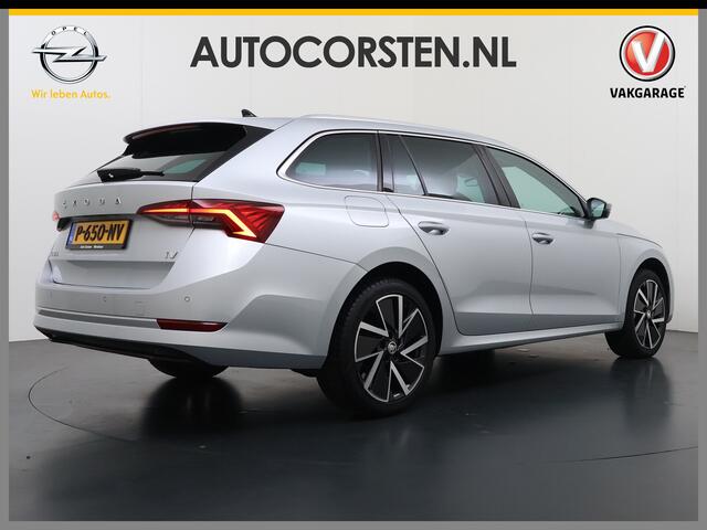 Skoda OCTAVIA Combi 1.4TSI 245PK Automaat iV PHEV Hybride Adap.Cruise Stoelverwarming Navi 3-Zone Ecc Apple Carplay Android Auto Pdc Business Edition Plus Elek.Achterklep Keyless advanced Lmv 18" Voorruitverwarming Led DAB 1e Eigenaar Origineel Nederlandse Auto