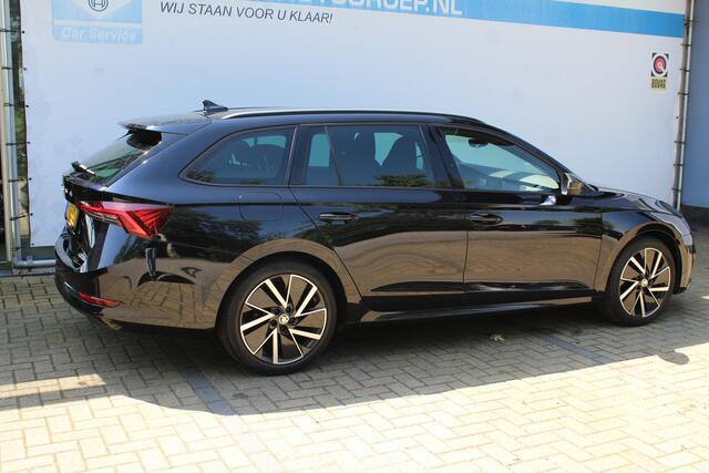 Skoda OCTAVIA Combi 1.0 TSI Sport Business | Incl. 12 maanden Garantie | Cruise controle | Climate controle | Parkeersensoren achter | Keyless entry/start | Navigatie | Elektrische kofferbakklep | Apple CarPlay/Android Auto | Sfeerverlichting | Origineel NL Auto | NAP 