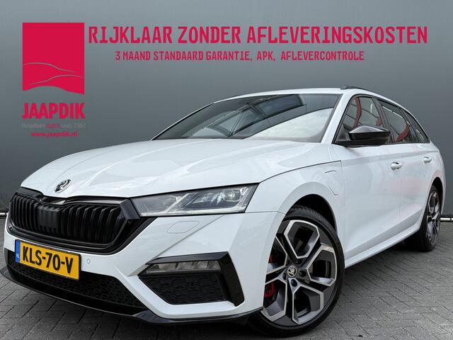 Skoda OCTAVIA Combi BWJ 2023 1.4 TSI iV PHEV 225PK Sportline Business FULL LED | HALF LEDER | ELEKTR. STOELEN | KEYLESS | ADAPTIVE CRUISE | STOELVERW. | ELEKTR. ACHTERKLEP | CARPLAY + ANDROID | NAVI | CLIMA | CRUISE | LMV | PDC