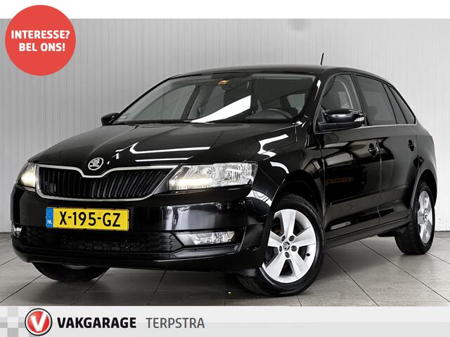 Skoda RAPID Spaceback 1.0 TSI Greentech Clever/ Extra getint glas/ 16'' LMV/ Apple + Android/ Stoelverw./ Navi/ Clima/ Cruise/ Elek. pakket/ Isofix/ Bluetooth/ Armsteun/ Multi. LEDER. Stuur/ PDC/ Chroom/ Dagrijverl.
