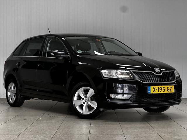 Skoda RAPID Spaceback 1.0 TSI Greentech Clever/ Extra getint glas/ 16'' LMV/ Apple + Android/ Stoelverw./ Navi/ Clima/ Cruise/ Elek. pakket/ Isofix/ Bluetooth/ Armsteun/ Multi. LEDER. Stuur/ PDC/ Chroom/ Dagrijverl.
