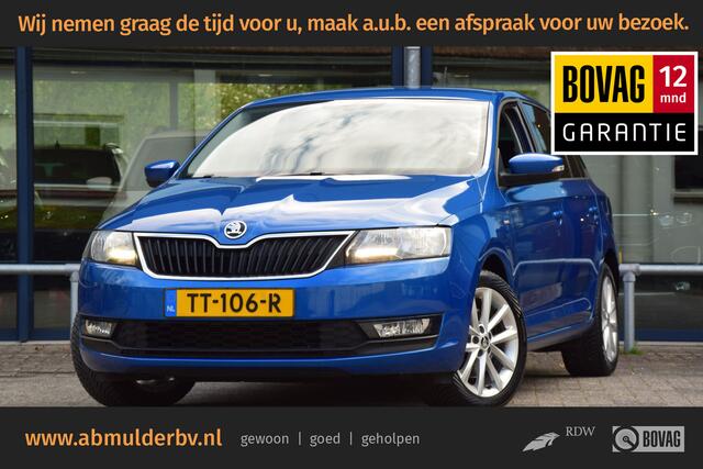 Skoda RAPID Spaceback 1.0 TSI Greentech Clever DSG Automaat | Org. NL | BOVAG Garantie | Trekhaak | Navigatie | Stoelverwarming | All Season Banden | Parkeersensoren Achter |
