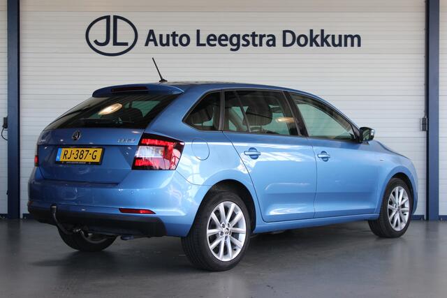 Skoda RAPID Spaceback 1.0 TSI Greentech Drive Trekhaak | Cruise | Navi | Bluetooth | Clima | Stoelverw. | Privacy glass | 16" LMV | PDC