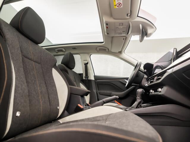 Skoda SCALA 1.0 TSI Sport Automaat (PANORAMADAK, VIRTUAL COCKPIT, APPLE CARPLAY, GROOT NAVI, CLIMATE, STOELVERWARMING, SPORTSTOELEN, CRUISE, CAMERA, GETINT GLAS, NIEUWSTAAT)