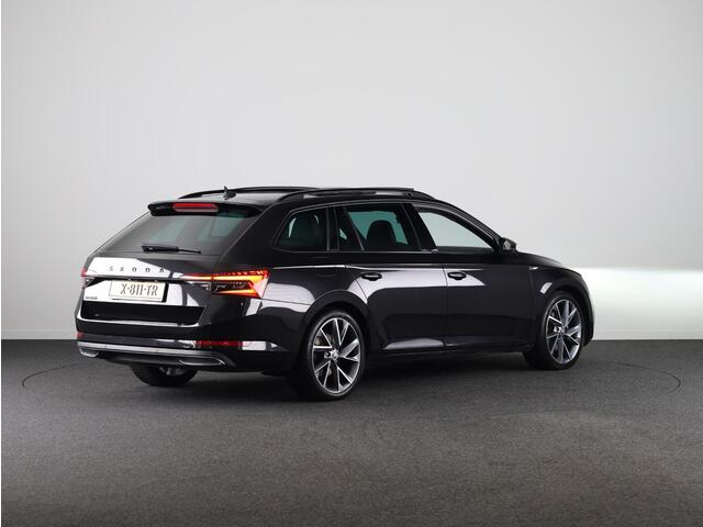 Skoda SUPERB Combi 1.5 TSI ACT Sportline Business 150 pk Automaat (DSG) | Verlengde garantie | Navigatie | Panoramadak | Parkeersensoren | Adaptieve cruise control | Elektr. voorstoelen met memory | Stoelverwarming v/a |