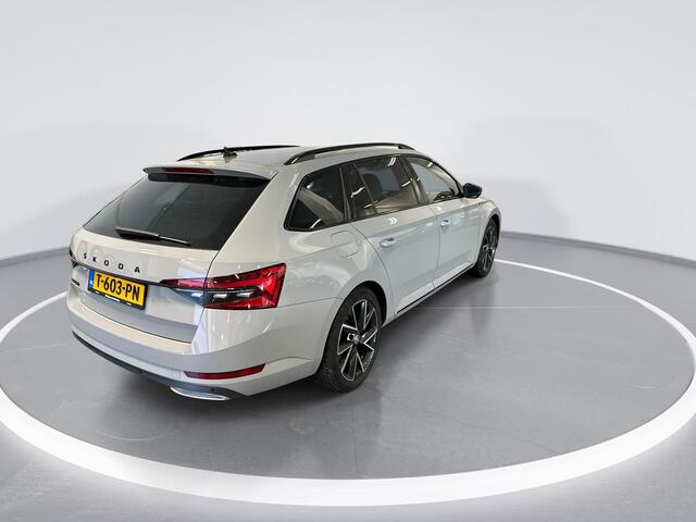 Skoda SUPERB Combi 1.5 TSI 150pk DSG ACT Sportline Business · Keyless · Camera · Apple/Android Car Play · Navigatie · Elek.Bestuurderstoel · Elek. Achterklep · 18'' Inch · Garantie t/m 30-07-2027 of 100.000km