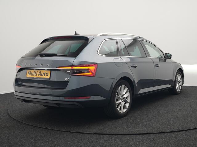 Skoda SUPERB Combi 1.4 TSI iV Business Edition Plus Plug In Hybrid 218pk Dealer O.H PHEV | Adaptive Cruise | 360 Camera | Lederen Sportstoelen Memory & Ventilatie | Keyless | Apple Carplay | Stuurverwarming | Navigatie | Virtual | DAB