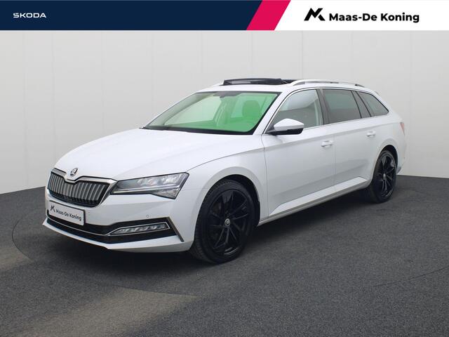 Skoda SUPERB Combi 1.4TSIiV 160kW/218PK Business Edition DSG · Panoramadak · Trekhaak · Apple/Android Car Play ·