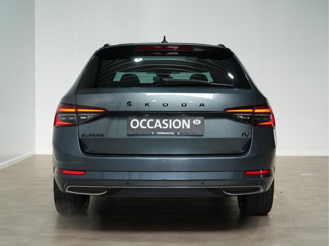 Skoda SUPERB Combi 1.4 TSI iV 218pk Sportline Business Pano. Navi. Trekhaak 360 Camera stoel/Stuurverw. Android/Carplay 240
