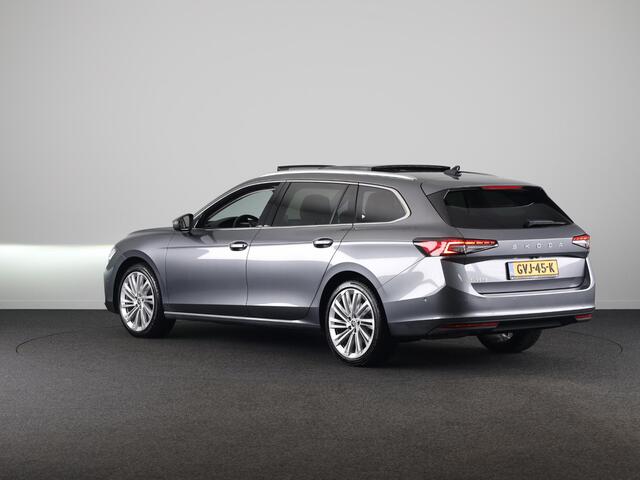 Skoda SUPERB Combi 1.5 TSI MHEV Business Edition 150 pk DSG | Verlengde garantie | Navigatie | Panoramadak | Parkeersensoren | 360° Camera | Matrix LED koplampen | Stoelverwarming | voorstoelen met massagefunctie en geventileerd