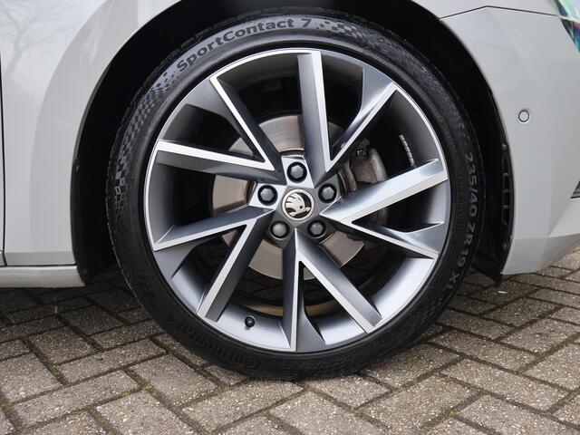 Skoda SUPERB Combi 1.4 TSI ACT 150 PK SPORTLINE DSG AUT. *STEEL GREY* + WEGKL. TREKHAAK | PANORAMA | 19 INCH | CANTON | ADAPTIVE CRUISE | ALCANTARA
