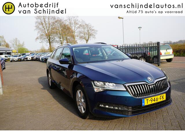 Skoda SUPERB Combi 1.5 TSI ACT 150PK BUSINESS EDITION ORIGINEEL NL DEALER ONDERHOUDEN NAVIGATIE ANDROID-APPLECARPLAY ECC AIRCO CRUISECONTROL BLUETOOTH PARKEERSENSOREN LMV KEYLESS 4X ELECTR.RAMEN-SPIEGELS