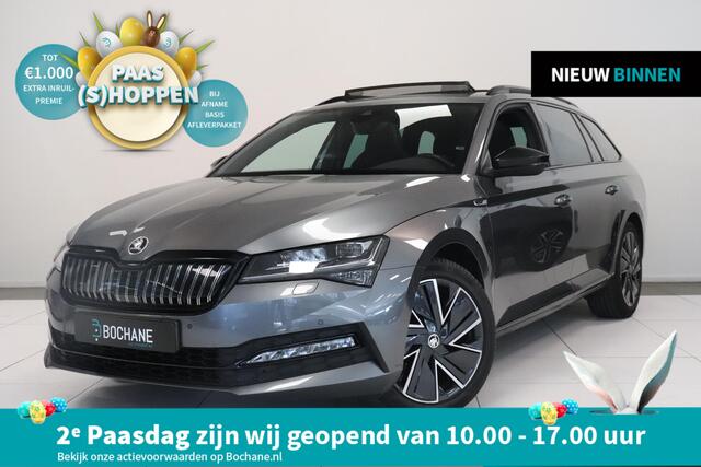 Skoda SUPERB Combi 1.4 TSI iV Sportline Business | Panoramadak | SSoH 94,9 % | Camera | Matrix LED | Elektr achterklep | Navigatie |
