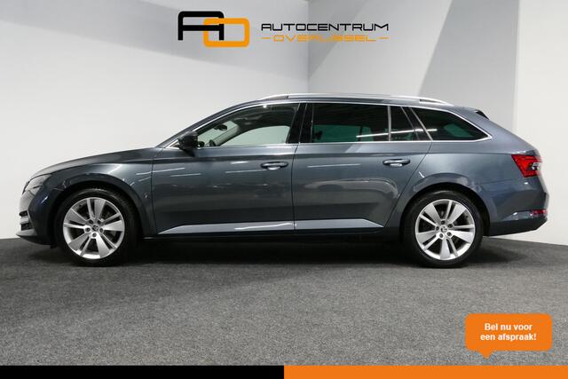 Skoda SUPERB Combi 1.4 TSI iV Business Edition / Elektr. verstelbare voorstoelen (links met memory) / Canton Sound System / Stoelverwarming voor & achter / Stuurwiel verwarming / Apple Carplay - Android Auto / Trekhaak (zwenkbaar) / Achteruitrijcamera / Dodehoek detec