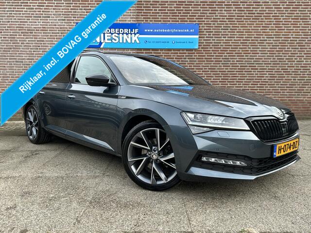 Skoda SUPERB Combi 1.5 TSI ACT Sportline Business Automaat Carplay/ACC/Pano/Trekhaak/Canton Audio/Memory/Keyless
