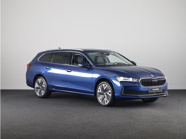 Skoda SUPERB Combi 1.5 TSI MHEV First Edition 150 p | Panoramadak | 19 inch | Lounge Interieur | Led Matrix | Travel assist plus | Verlengde garantie