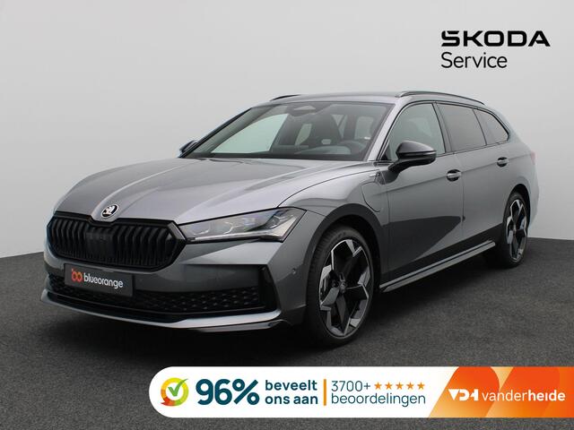Skoda SUPERB Combi 1.5 TSI PHEV Sportline Business 204PK DSG 360gr. Camera, Head-Up Display, Stoelverwarming, Canton Audio, Side Assist, 19" LM Velgen