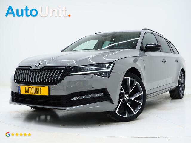 Skoda SUPERB Combi 1.4 TSI iV Sportline | Panoramadak | Sportstoelen | Trekhaak | 360 | Canton | Keyless | Memory | Sfeerlicht