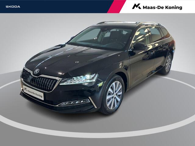 Skoda SUPERB Combi 1.4TSIiV 160kW/218PK Business Edition Plus · Navigatie · Trekhaak · Camera + Parkeersensoren · Garantie t/m 27-03-2028 of 60000km.