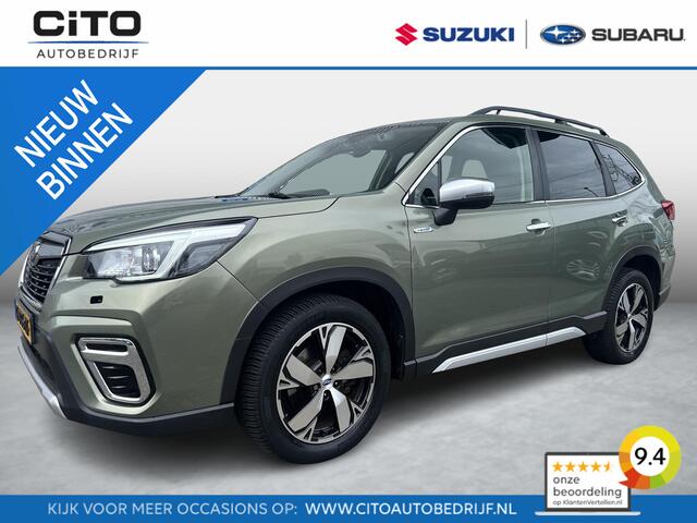 Subaru FORESTER 2.0i e-BOXER First Edition Automaat Lage Kilometerstand | Elek. Schuif/Kantel Dak | Apple Carplay & Android Auto | All Season Banden | Climate Control | 18" LM Velgen | Verwarmde Achterbank