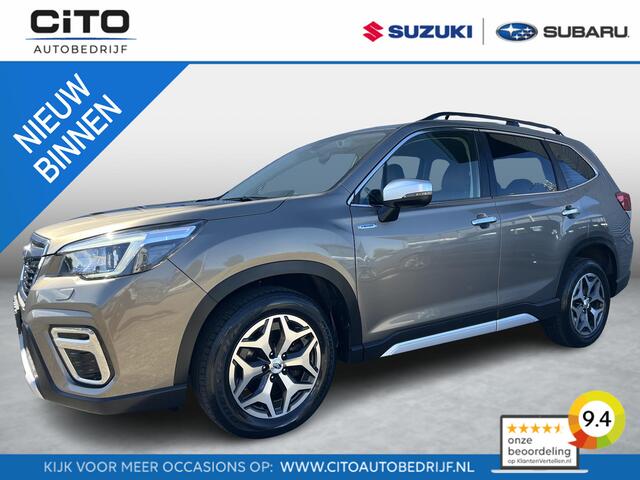 Subaru FORESTER 2.0i e-BOXER Premium Automaat | Apple Carplay & Android Auto | Cito Geleverd & Onderhouden | Trekhaak | Bruin Lederen Bekleding