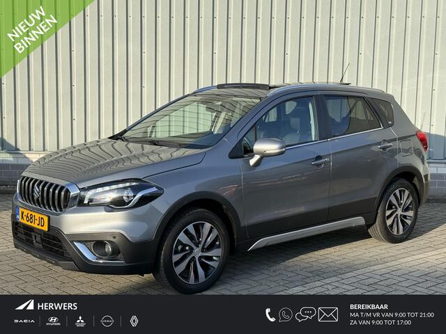 Suzuki S-Cross 1.4 Boosterjet Style Smart Hybrid / Eerste Eigenaar / Dealer Onderhouden / Lederen Bekleding / Navigatie / Stoelverwarming / Panoramadak / Climate Control / Adaptive Cruise Control /