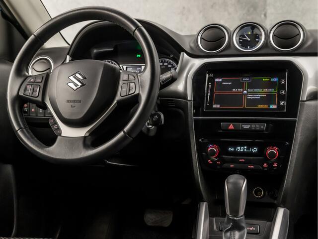 Suzuki VITARA 1.6 Exclusive Sport Automaat (APPLE CARPLAY, CLIMATE, CAMERA, STOELVERWARMING, SPORTSTOELEN, LM VELGEN, TREKHAAK, CRUISE, NIEUWSTAAT)