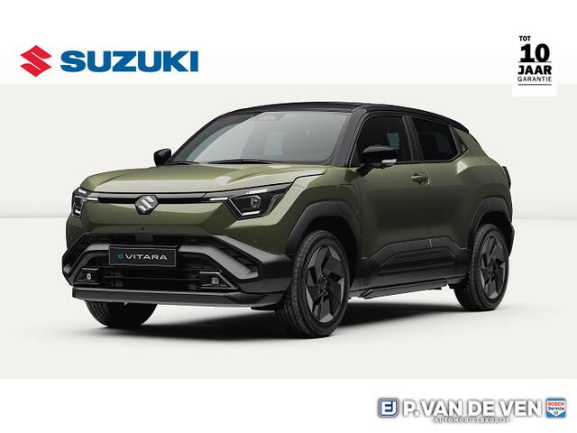 Suzuki VITARA e Style AllGrip-e 61 kWh | Uit voorraad leverbaar | Meerdere kleuren | ¤2.000,- voordeel | 360-Camera | INFINITY by Harman Soundsystem | Panoramadak | 19 inch | Half leder | Suzuki Safety System Pro |