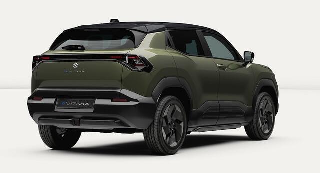 Suzuki VITARA e Style AllGrip-e 61 kWh | Uit voorraad leverbaar | Meerdere kleuren | ¤2.000,- voordeel | 360-Camera | INFINITY by Harman Soundsystem | Panoramadak | 19 inch | Half leder | Suzuki Safety System Pro |