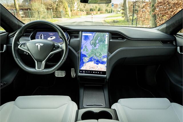 Tesla MODEL S P100D Performance Ludicrous Stoelventilatie Carbon 21"