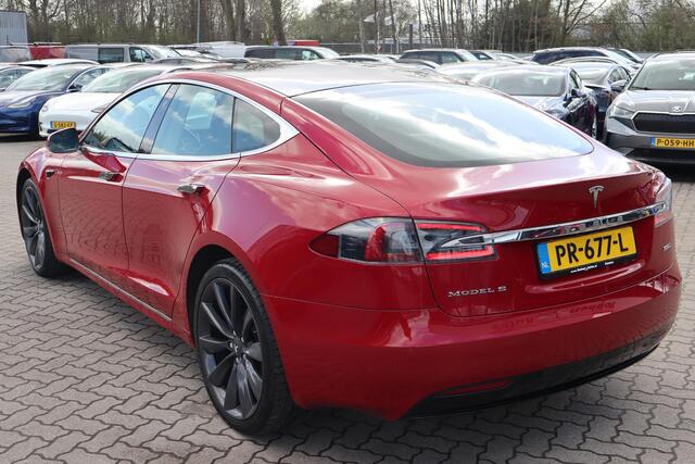 Tesla MODEL S 100D Autopilot computer 2.0, Panoramadak, Cruise control, CCS- adapter is ingeschakeld,