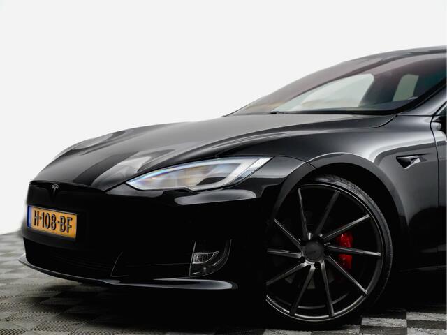 Tesla MODEL S 100D Performance Ludicrous 750pk/970nm Vossen LMV, Vol Leder Interieur, Alcantara Interieur Afwerking